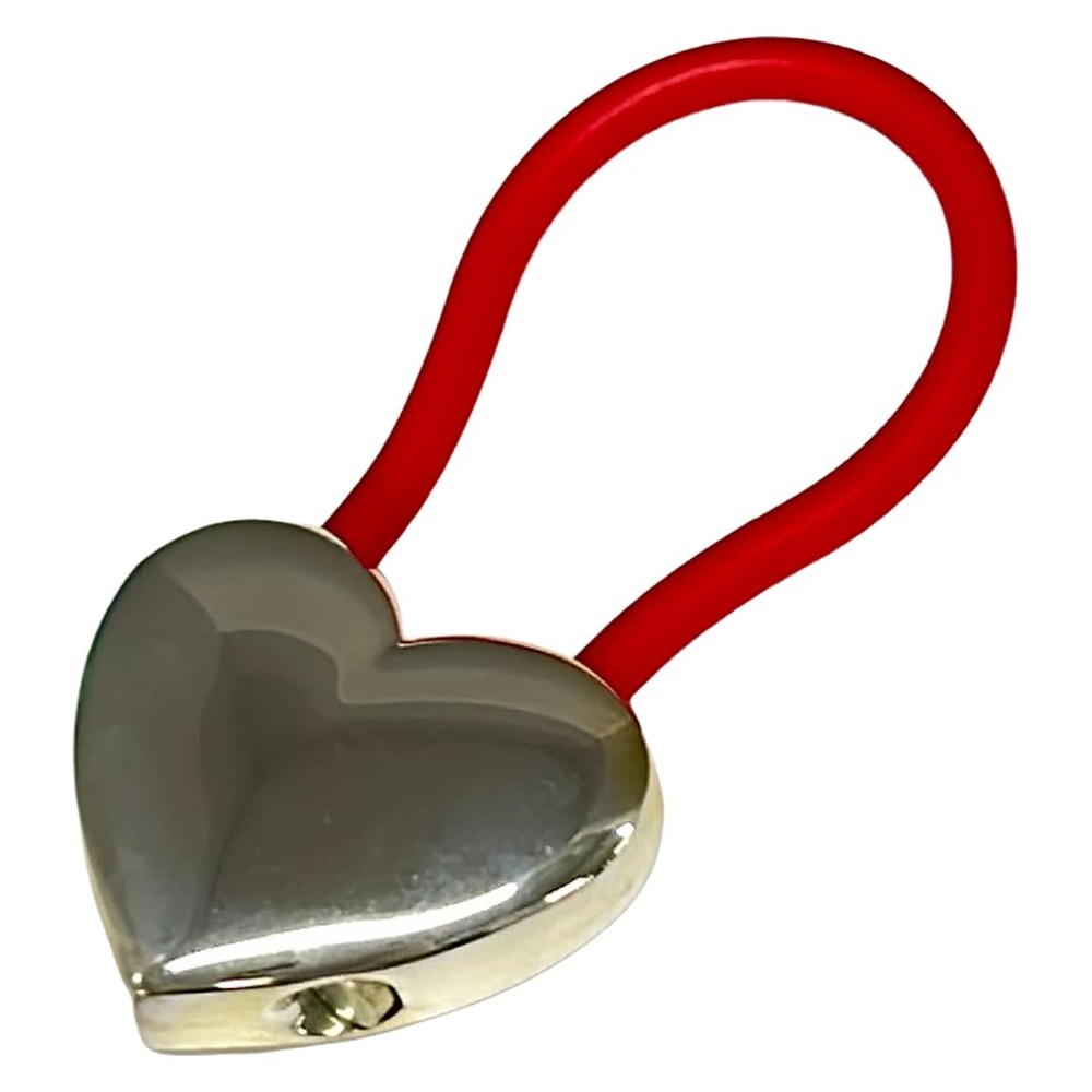 Tiffany & Co. Bag Charm Silver Red Rubber